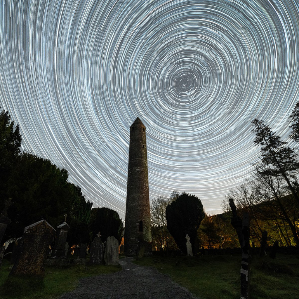 Glendalough Round Tower Picture